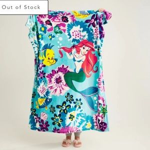LAST ONE!! Disney Ariel Little Mermaid Plush Throw Blanket in Fleece